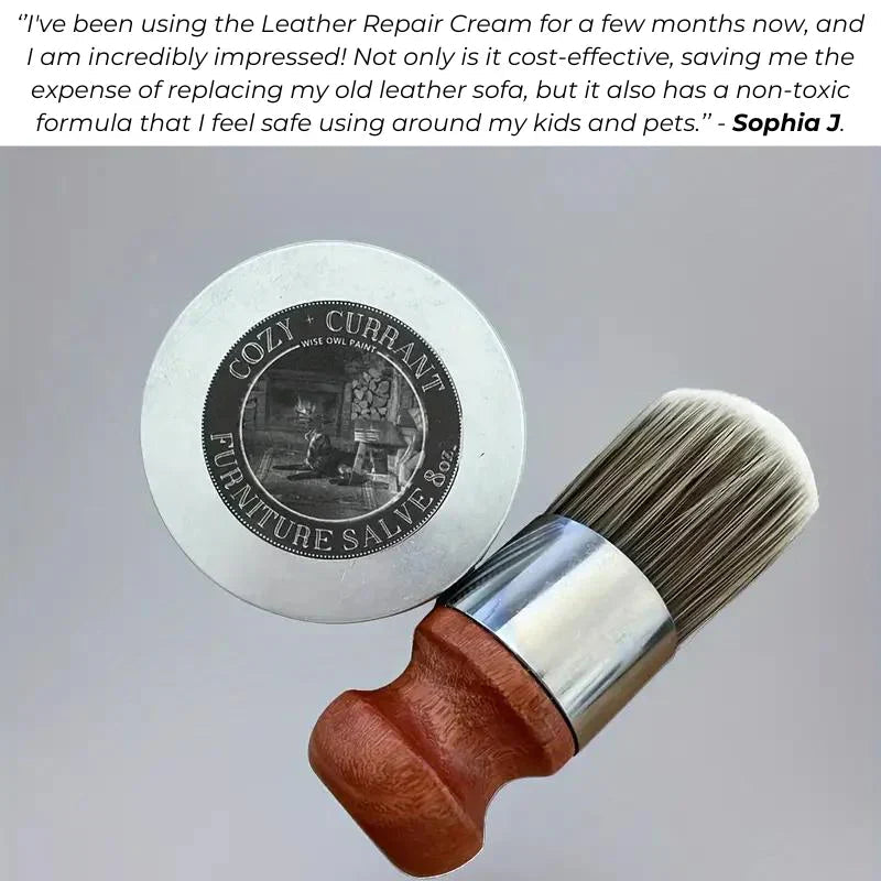 Leather Repair Cream With Brush