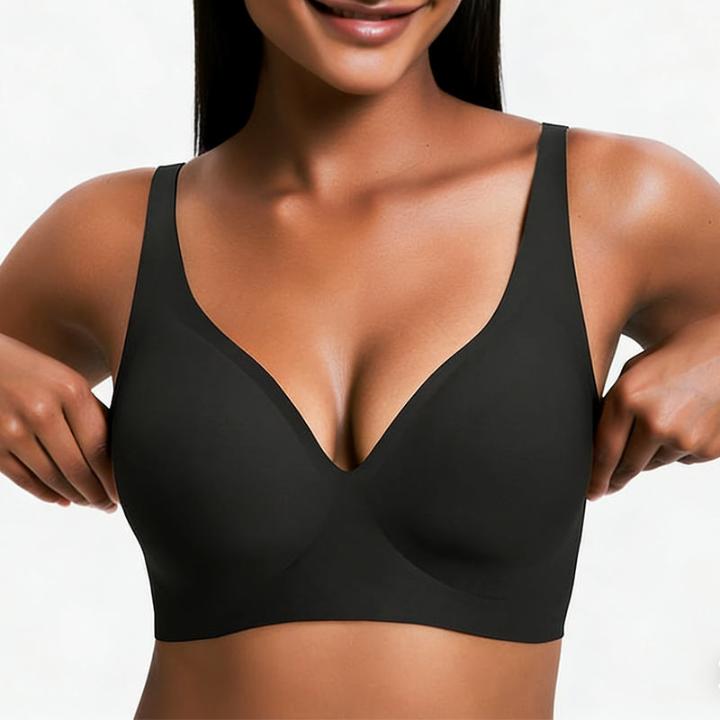 2026 New Year Special Offer! Women’s Wireless Deep V Push-Up Bralette — Ultra-Comfortable T-Shirt Bra