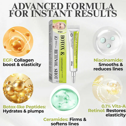 💫Newyuo Botox & Vita-A Retinol Shot Wrinkle-Lift Tightening cream