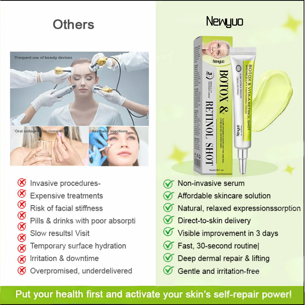 💫Newyuo Botox & Vita-A Retinol Shot Wrinkle-Lift Tightening cream