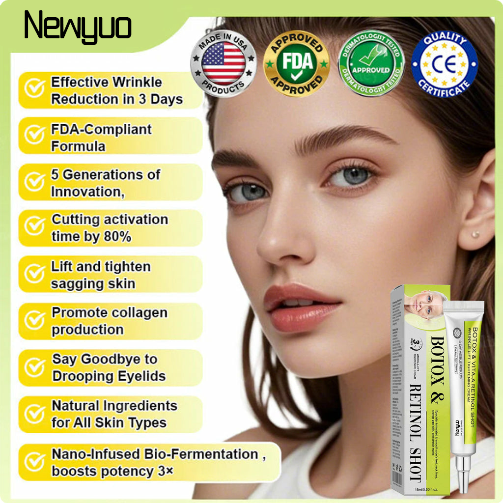 💫Newyuo Botox & Vita-A Retinol Shot Wrinkle-Lift Tightening cream