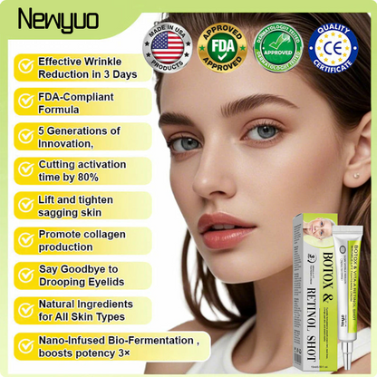 💫Newyuo Botox & Vita-A Retinol Shot Wrinkle-Lift Tightening cream