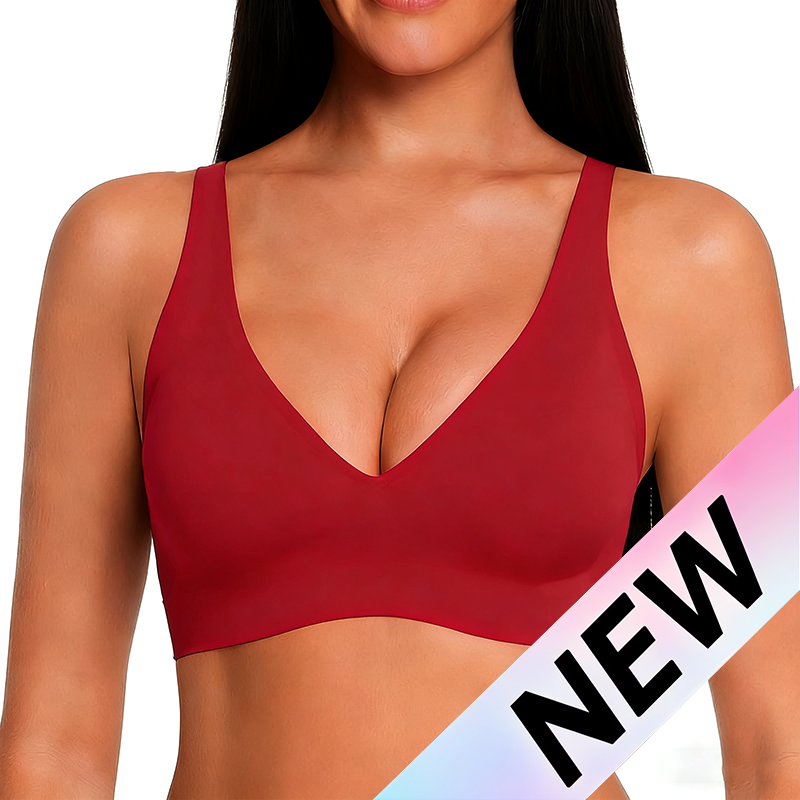 2026 New Year Special Offer! Women’s Wireless Deep V Push-Up Bralette — Ultra-Comfortable T-Shirt Bra